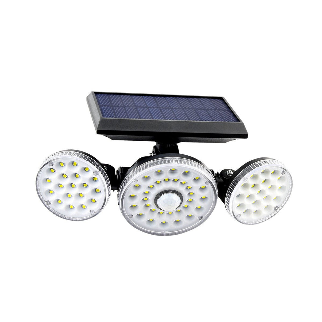 70COB/70LED/78LED Solar Motion Sensor Light Outdoor 3-Head Security Wall Lamp Floodlight Waterproof Image 11