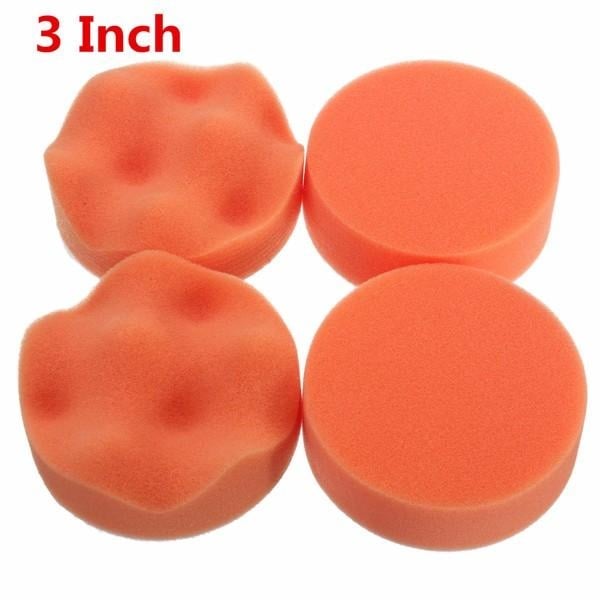 7pcs 3/4/5/6/7 Inch Buffing Pad Set M14 Thread Backer Plate Drill Adapter Polishing Buffing for Car polisher Image 2