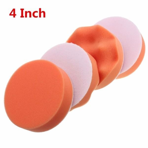 7pcs 3/4/5/6/7 Inch Buffing Pad Set M14 Thread Backer Plate Drill Adapter Polishing Buffing for Car polisher Image 3