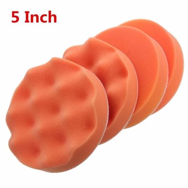 7pcs 3/4/5/6/7 Inch Buffing Pad Set M14 Thread Backer Plate Drill Adapter Polishing Buffing for Car polisher Image 4