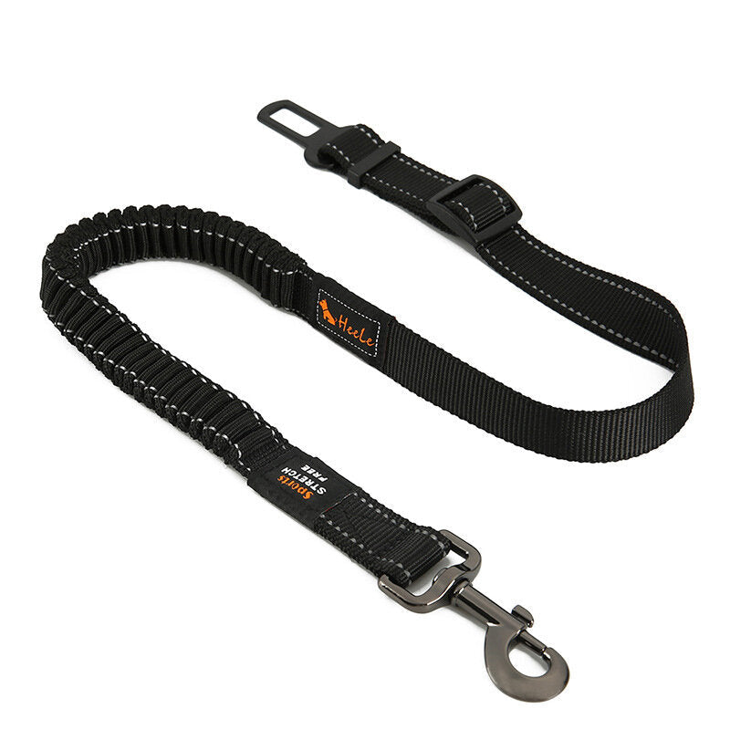 74-142cm Adjustable Pet Leashes Dog Car Seat Belt Traction Rope Walking Leading Collar Image 1