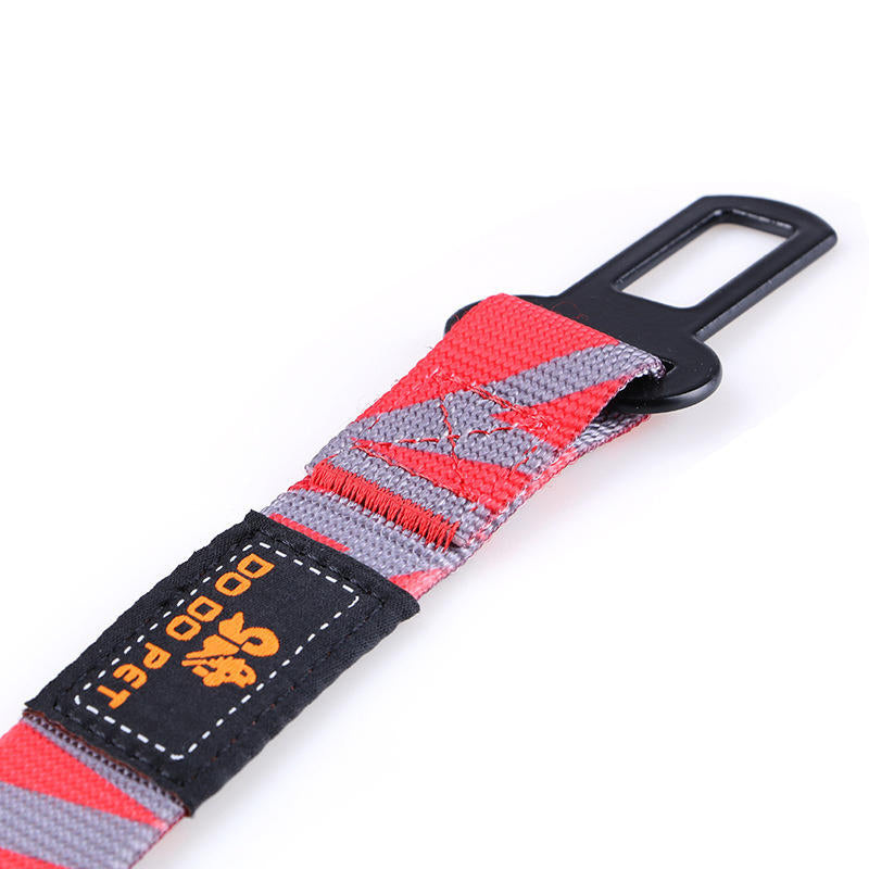 74-142cm Adjustable Pet Leashes Dog Car Seat Belt Traction Rope Walking Leading Collar Image 3