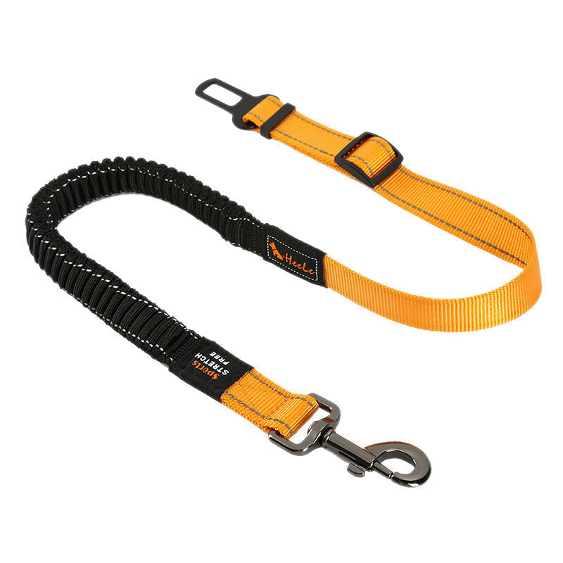 74-142cm Adjustable Pet Leashes Dog Car Seat Belt Traction Rope Walking Leading Collar Image 9