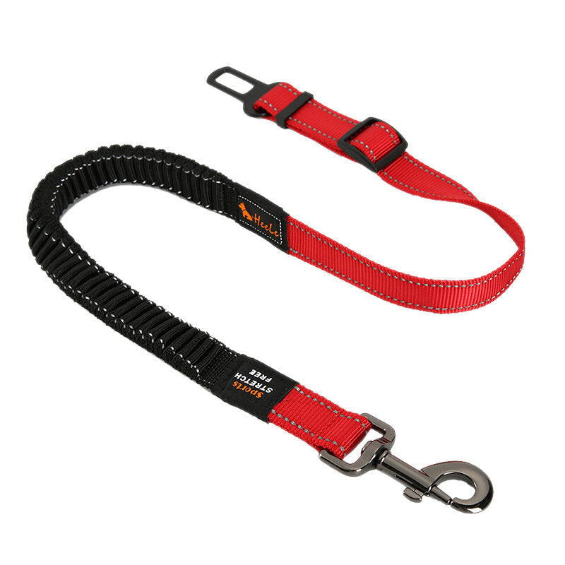 74-142cm Adjustable Pet Leashes Dog Car Seat Belt Traction Rope Walking Leading Collar Image 10