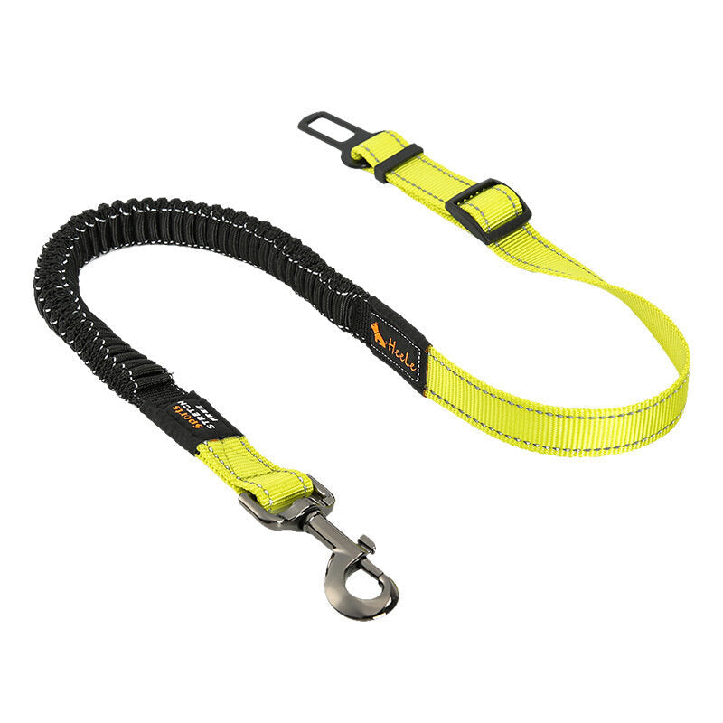 74-142cm Adjustable Pet Leashes Dog Car Seat Belt Traction Rope Walking Leading Collar Image 11