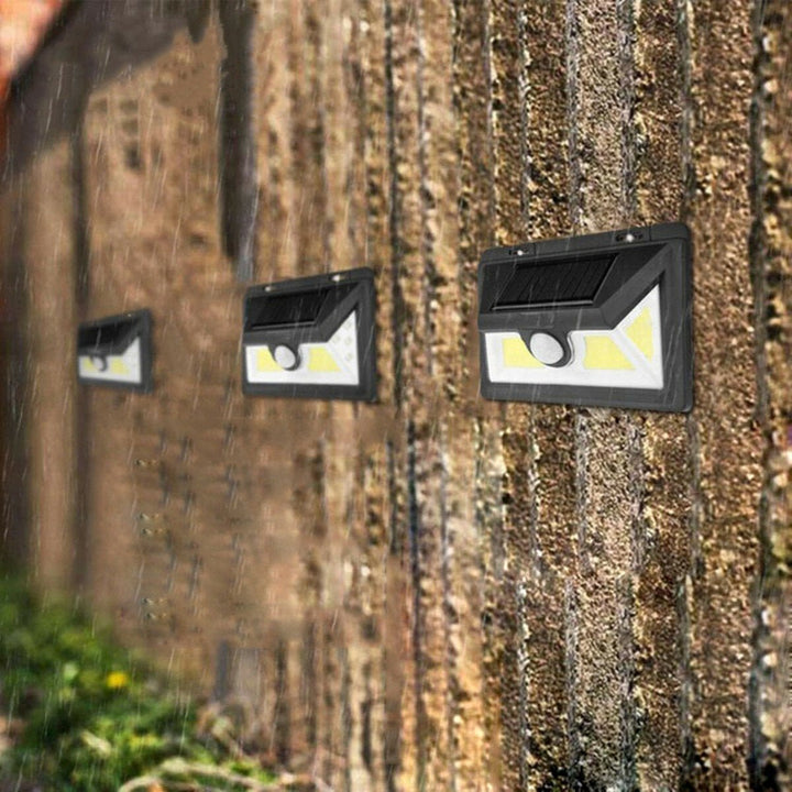 74 LEDs Solar PIR Motion Sensor Light Outdoor Garden Security Wall Bright Light Image 7