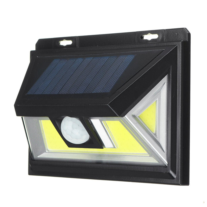 74 LEDs Solar PIR Motion Sensor Light Outdoor Garden Security Wall Bright Light Image 1