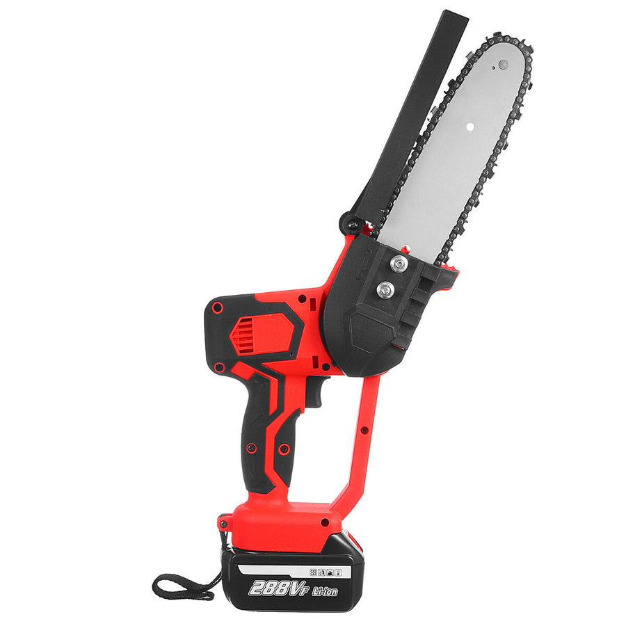 8 Inch Cordless Electric Chain Saw Brushless Motor Power Tools Chainsaw Image 1