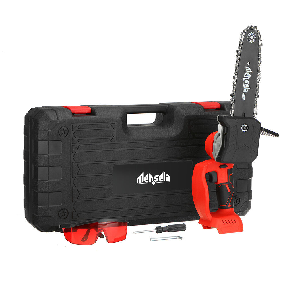 8 Inch Cordless Brushless Electric Chain Saw W/ 4Ah Battery Rechargeable Chainsaw Image 2