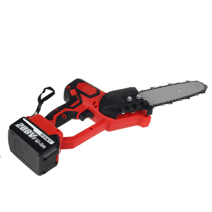 8 Inch Electric Chainsaw Cordless Wood Cutter One-Hand Saw Woodworking Saw Image 6