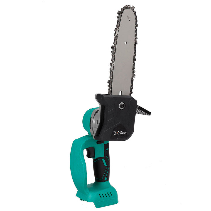 8 Inch Portable Electric Saw Pruning Chain Saw Rechargeable Woodworking Power Tools Wood Cutter Green Image 1