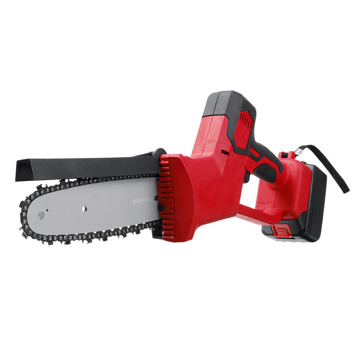 8" Rechargeable Electric Chainsaw Chain Saw Handheld Cutting Tool Image 7