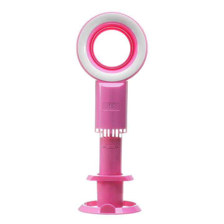 7W USB Handheld Mini Cooler Leafless Fan Rechargeable Portable Leafless Fan USB Fan Image 5