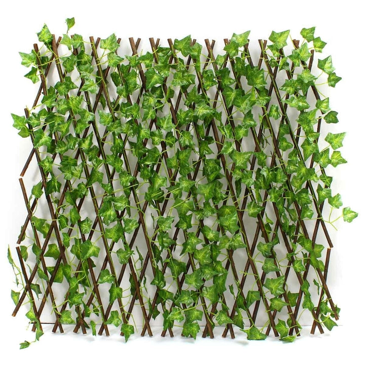 70CM Stretchable Artificial Faux Ivy Leaf Privacy Fence Screen Hedge Decor Panels Garden Outdoor Image 4