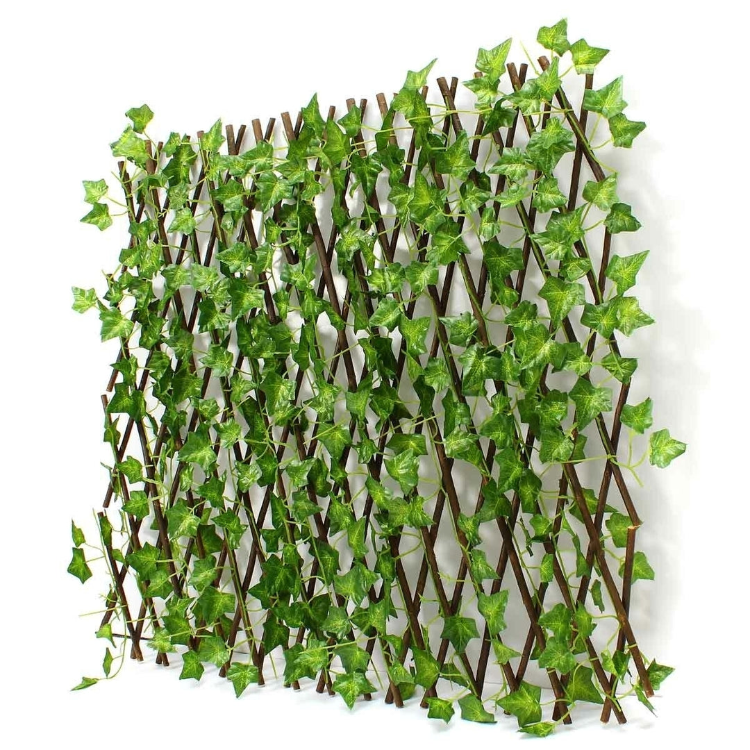 70CM Stretchable Artificial Faux Ivy Leaf Privacy Fence Screen Hedge Decor Panels Garden Outdoor Image 6