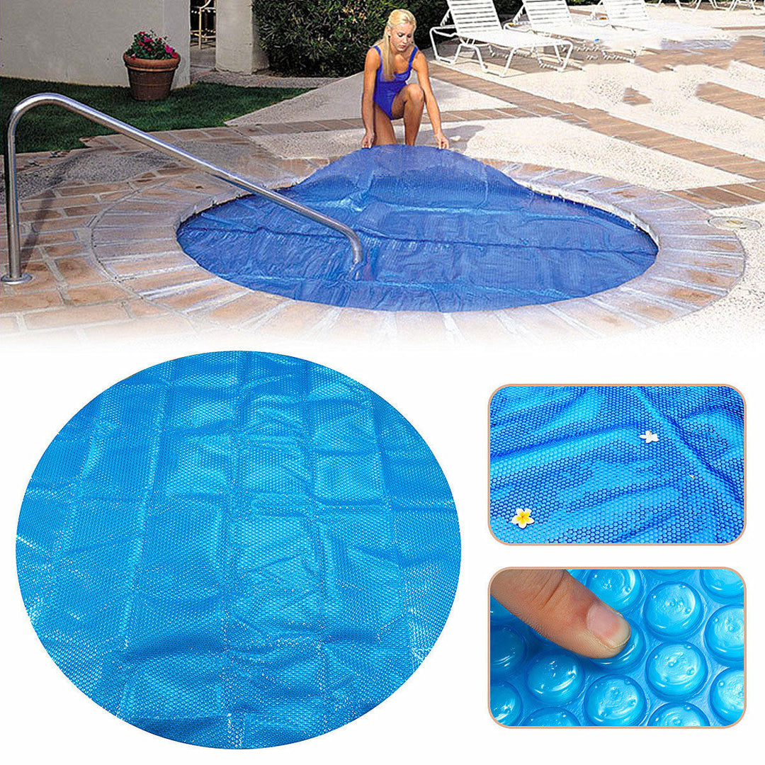 7x7ft Round Hot Tub Heat Retention Cover Heat Retention Bubble SPA Thermal Blanket Image 2