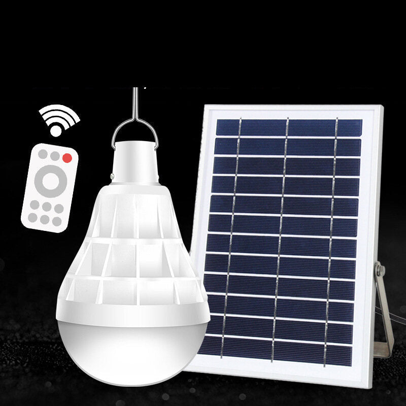 80/150W Solar LED Bulb Light 5 Modes Remote Control USB Rechargeable Emergency Light Night Light Outdoor Camping Fishing Image 7