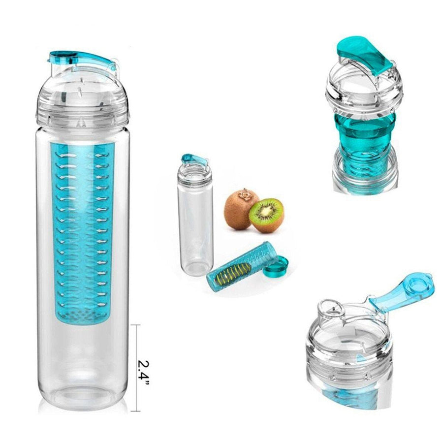 800ML Plastic Water Cups Large Capacity Fruit Juice Cups Outdoor Portable Sport Cup Image 1