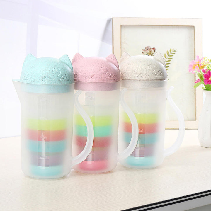 800ML Outdoor Portable Strainer Cup Water Bottle Teapot Juice Drinking Mug Kettle Image 4