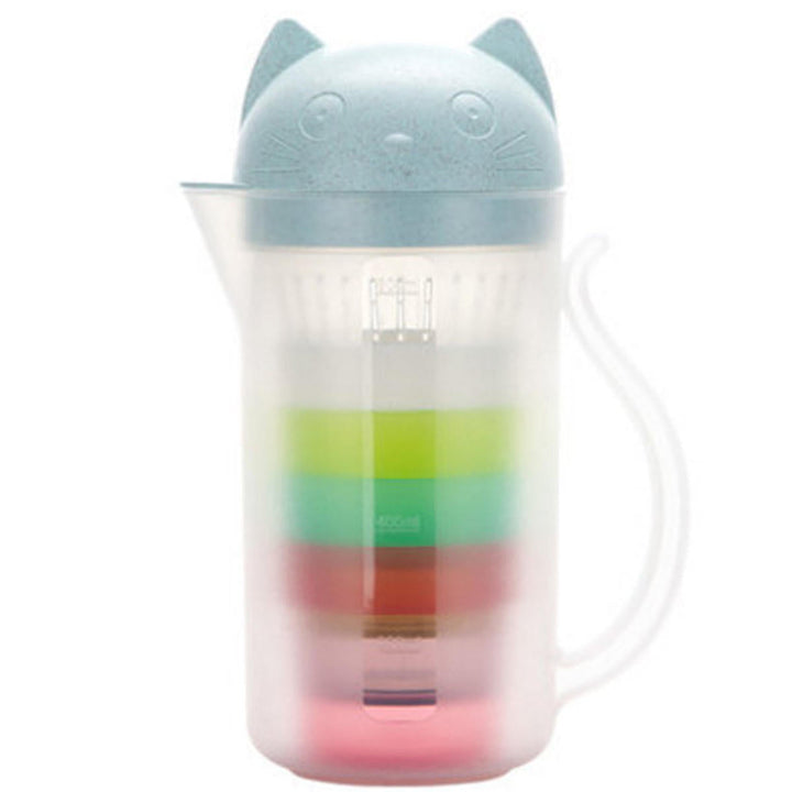 800ML Outdoor Portable Strainer Cup Water Bottle Teapot Juice Drinking Mug Kettle Image 5