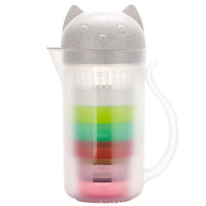 800ML Outdoor Portable Strainer Cup Water Bottle Teapot Juice Drinking Mug Kettle Image 1