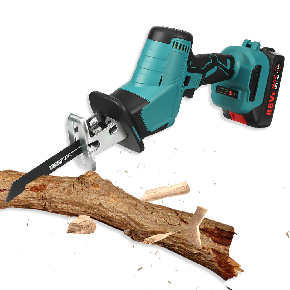 88VF 15mm 3000rpm Portable Electric Cordless Reciprocating Saw Rechargeable Woodworking Power Tools Image 2