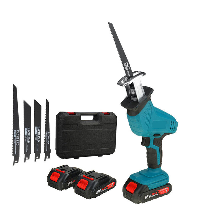 88VF Electric Reciprocating Saw Variable Speed Metal Wood Cutting Tool W/ 4pcs Blades and Plastic Case Image 1