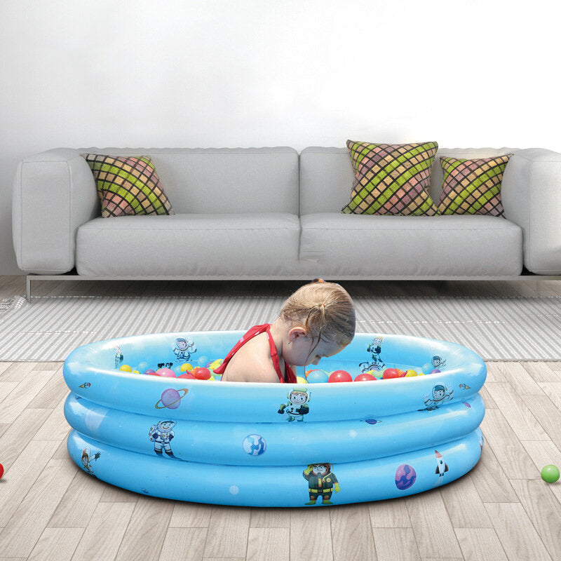 90/110cm Children Inflatable Bathtub Summer Swimming Water Play Mat Swimming Pool Image 2