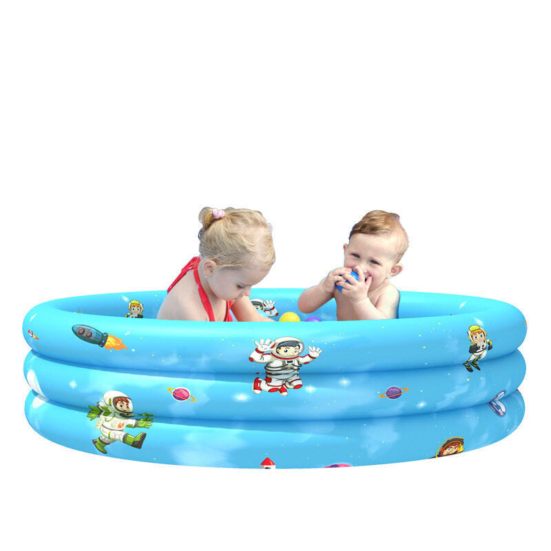 90/110cm Children Inflatable Bathtub Summer Swimming Water Play Mat Swimming Pool Image 3