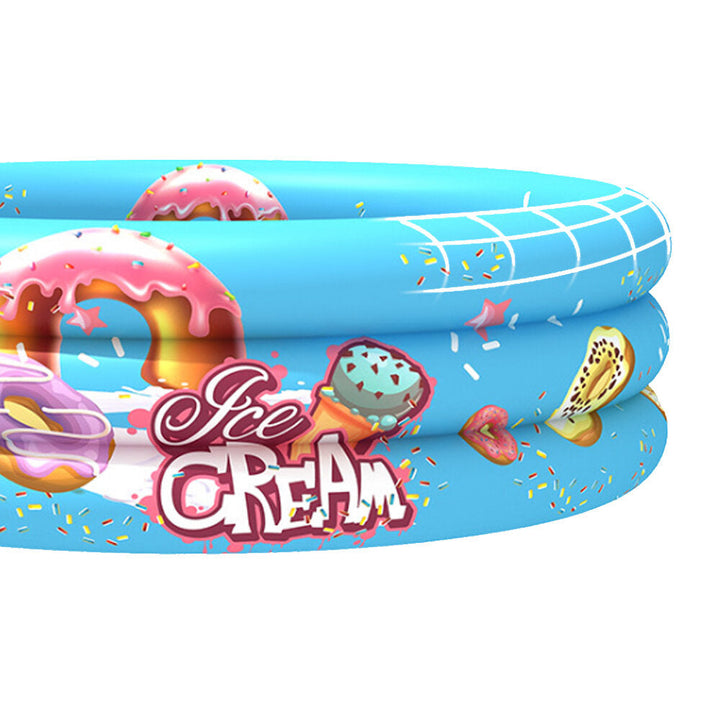 90/110cm Children Inflatable Bathtub Summer Swimming Water Play Mat Swimming Pool Image 5