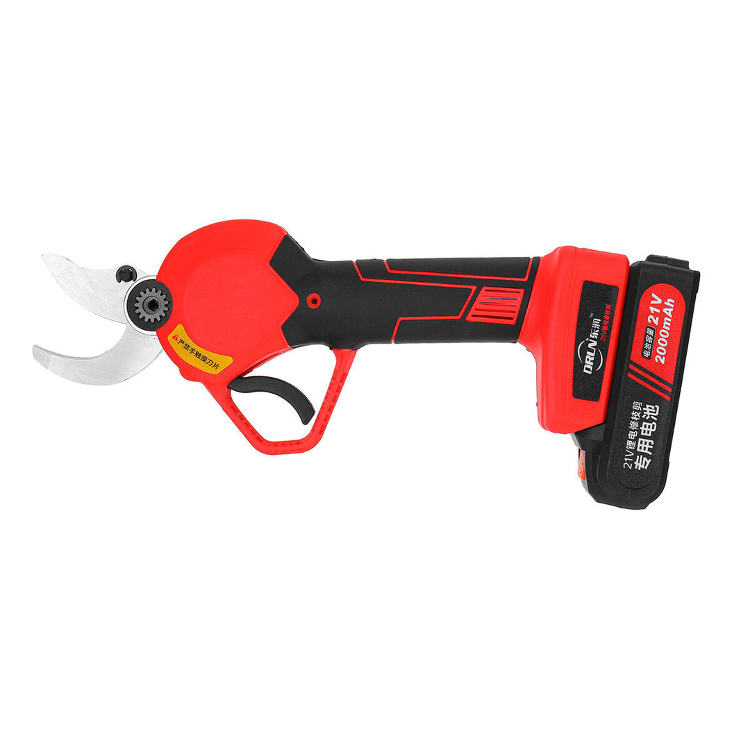 900W 21V Electric Pruning Shears Gardening Scissors Branches Cutter Image 5