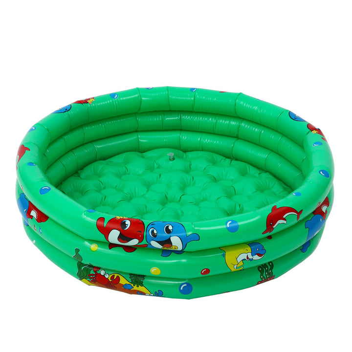 90cm Kids Baby Children Inflatable Swimming Pool 3 Layer Pool Summer Water Fun Play Toy Image 1