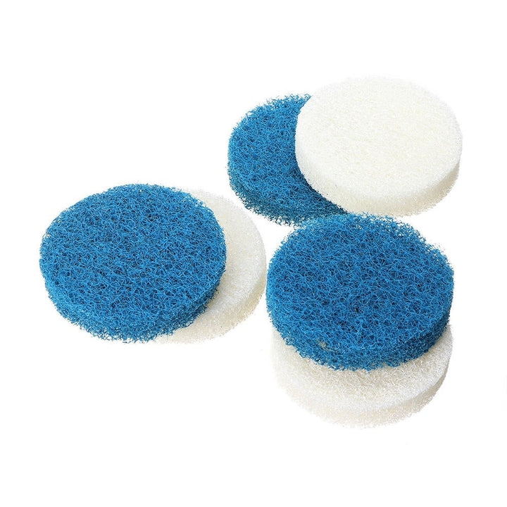 8pcs 4 Inch Bathroom Kitchen Drill Cleaning Brush Pads Scouring Pad For Bathtubs Tile Image 3