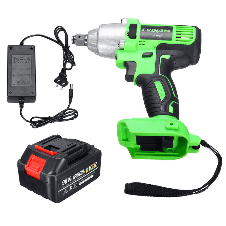 98VF Brushless Impact Wrench 320N.m Electric Cordless Rechargeable Driver Woodworking Tools Image 3