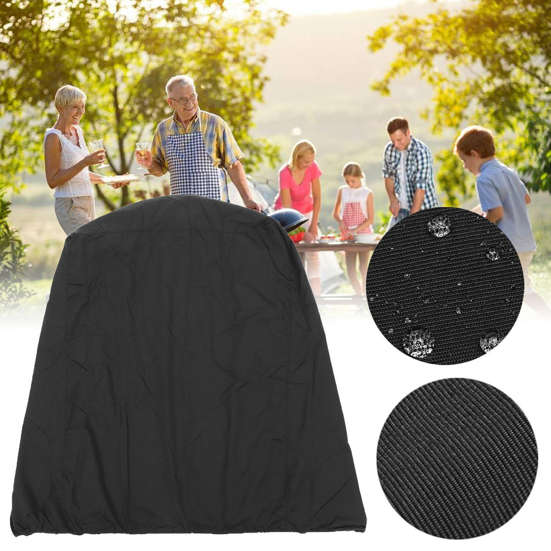 80x63x96cm Heavy Duty BBQ Grill Cover Waterproof Dust Rain UV Proof Protector Fit Azuma Barrel Barbecue Image 1