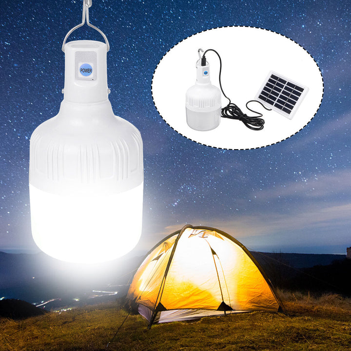 80W Waterproof USB Charging Solar Charging Camping Light Solar Light Fishing Lamp Hooking Lighting Image 4