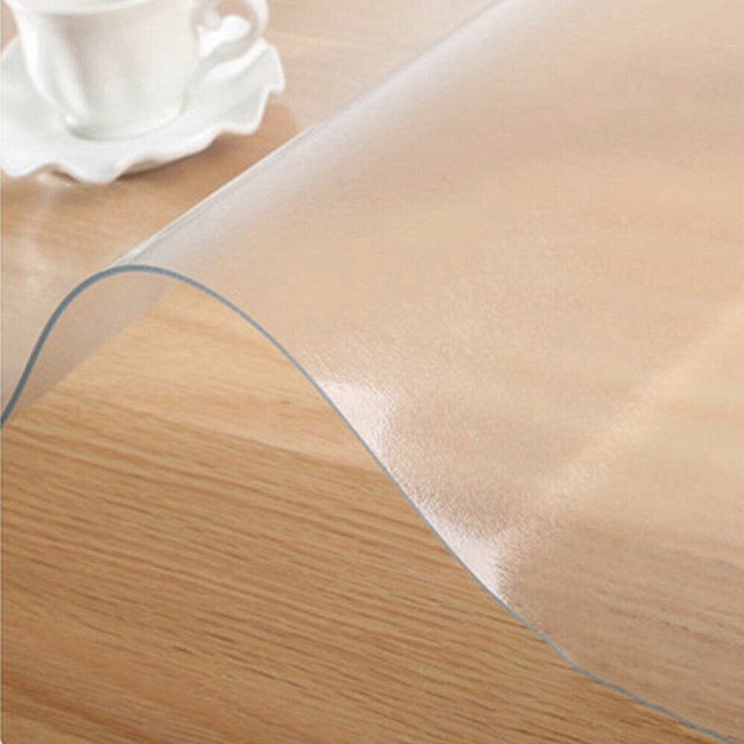 90x120cm Non Slip Office Chair Desk Mat Floor Computer Carpet Protector PVC Image 2