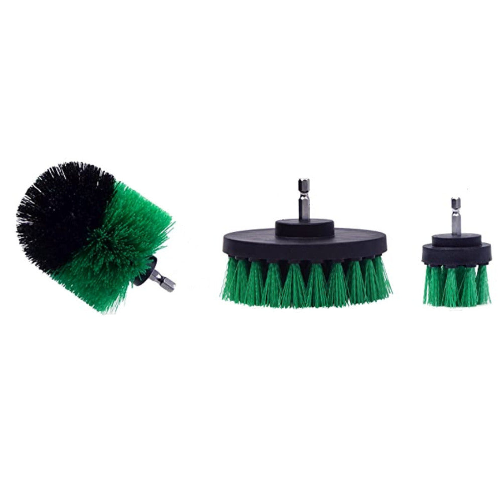 9pcs Drill Brush Set Drill Scrubber Polishing Sponge Cleaning Brush Kit For Wheel Carpet Cleaning Tile Polishing Car Image 2