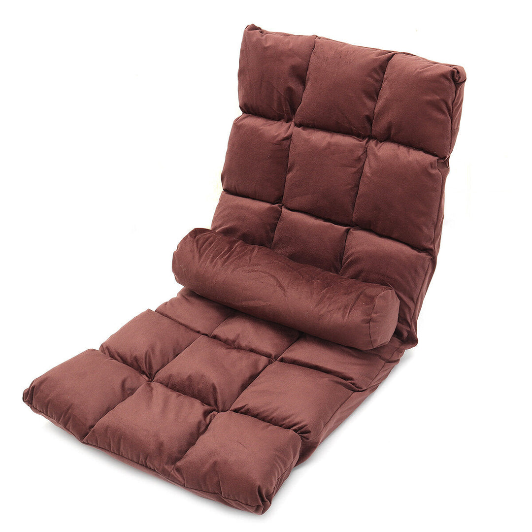 Adjustable 14-Position Floor Chair Cushion Folding Lazy Gaming Sofa Chair Pillow Cushion Home Office Small Sofa Image 8