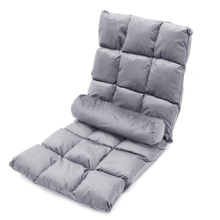 Adjustable 14-Position Floor Chair Cushion Folding Lazy Gaming Sofa Chair Pillow Cushion Home Office Small Sofa Image 10