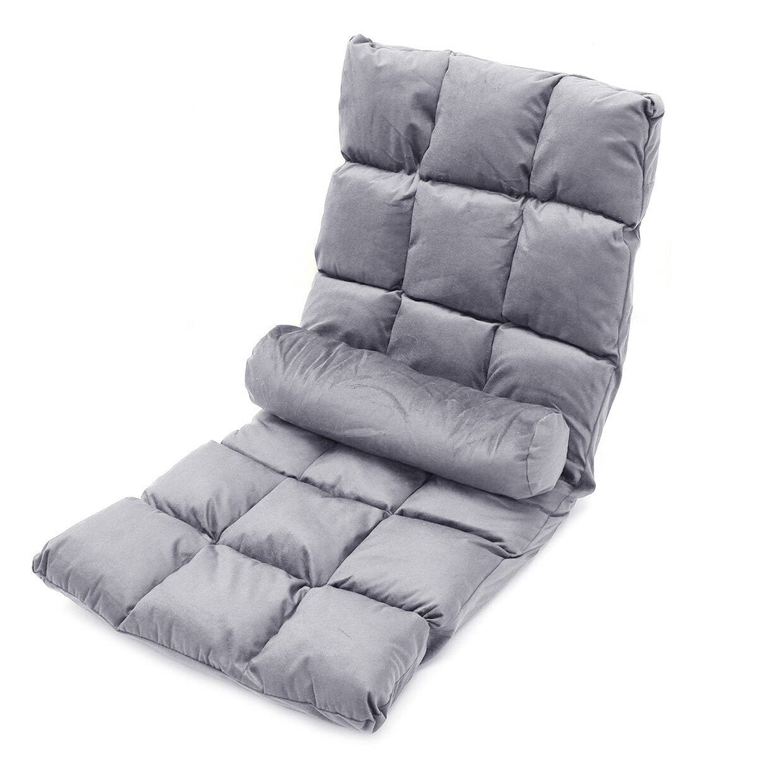 Adjustable 14-Position Floor Chair Cushion Folding Lazy Gaming Sofa Chair Pillow Cushion Home Office Small Sofa Image 1