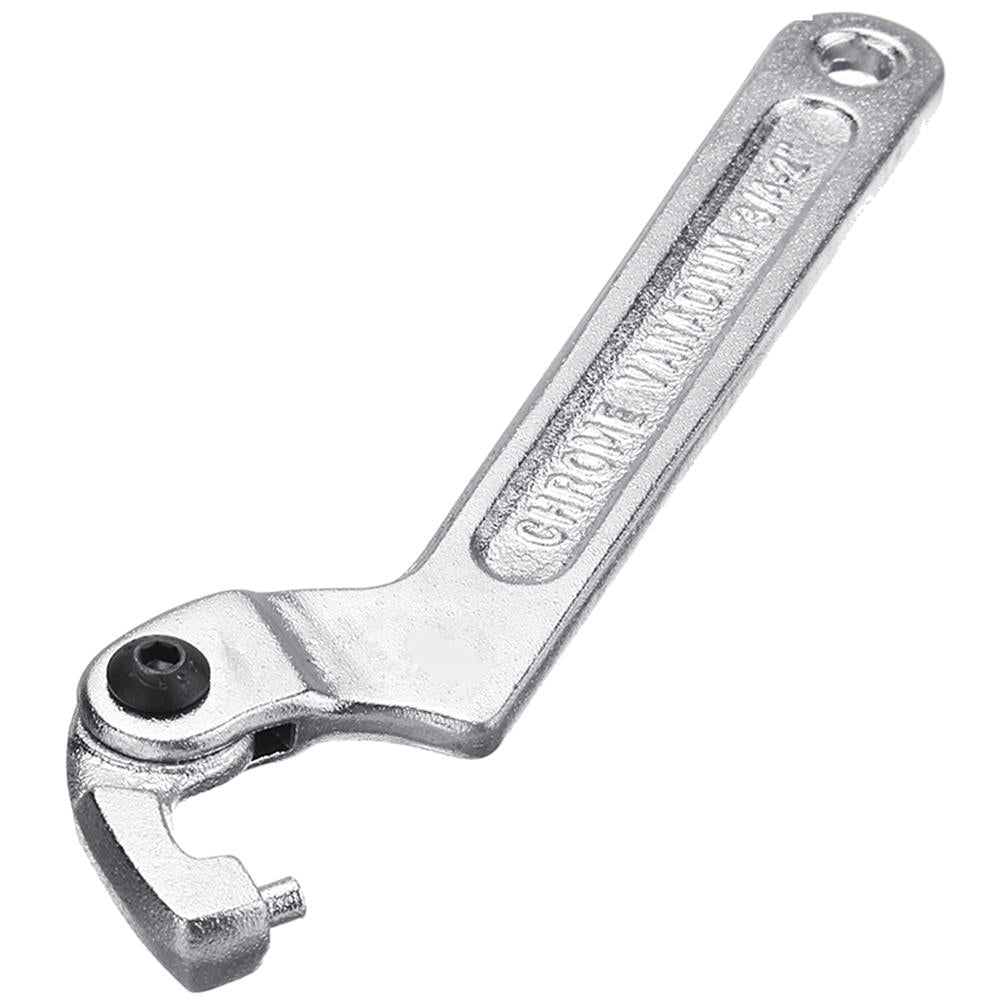 Adjustable Hook C Type Wrench Spanner Tool Nuts Bolts Hand Tool 19-51mm 32-76mm 51-120mm with Scale Image 2