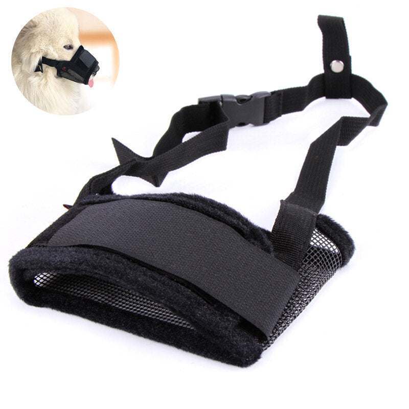 Adjustable Pet Mouth Cover Anti Stop Chewing Dog Mouth Mask Face Mask Hunting Dog Supplies Image 1