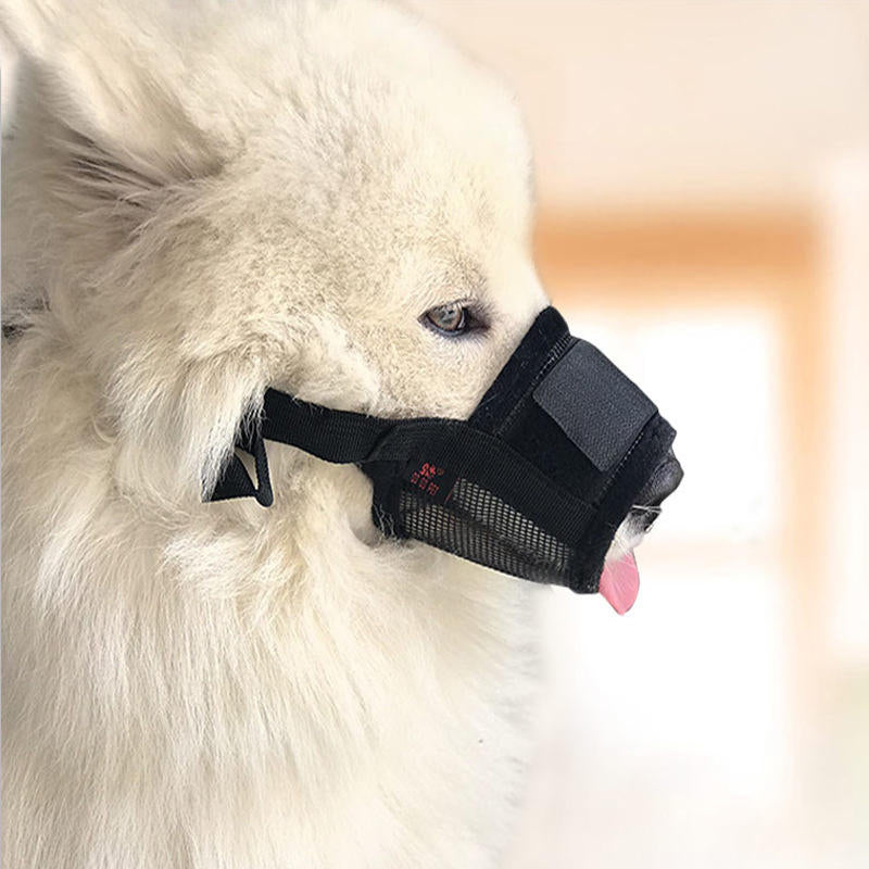 Adjustable Pet Mouth Cover Anti Stop Chewing Dog Mouth Mask Face Mask Hunting Dog Supplies Image 11