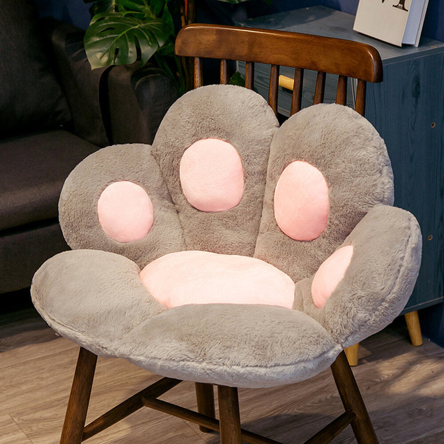 Animal Paw Pillow Cushion Cute Stuffed Cat Paw Hand Warmer Plush Sofa Cushion for Home Office Image 1