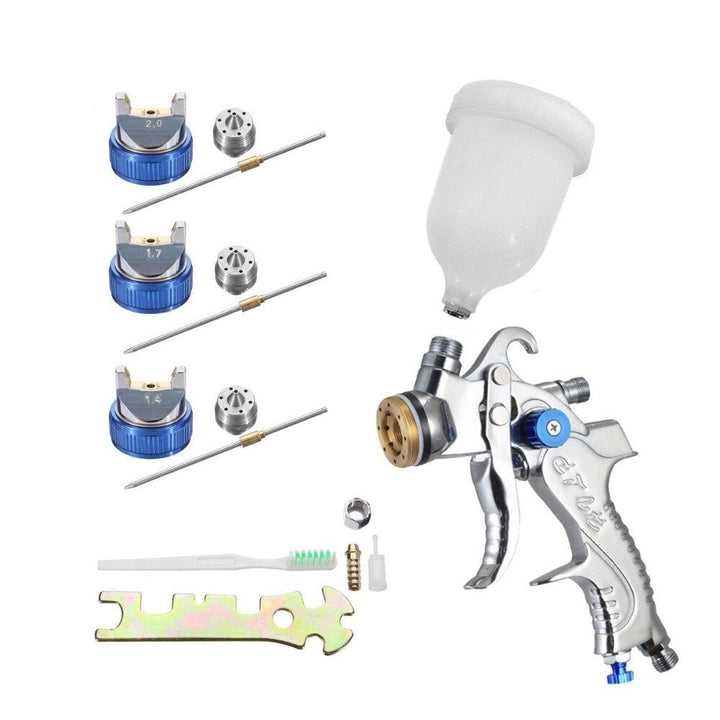 Auto High Topcoat 1.4/1.7/2.0mm Pneumatic Spray MachineReplaceHandle Nozzle Tool Kit Image 1