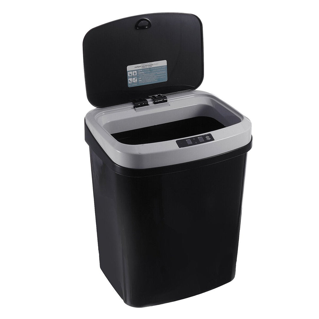 Automatic Intelligent Sensor Trash Bin Household Living Room Kitchen Bedroom Bathroom Trash Plastic Bin Image 10