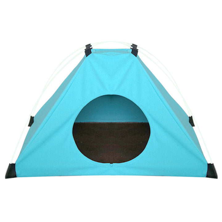 Berber Fleece Folding Pet Tent Washable Puppy Cat Play Teepee Mat Dog Cat Sleeping Pad Image 1