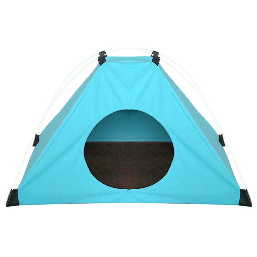 Berber Fleece Folding Pet Tent Washable Puppy Cat Play Teepee Mat Dog Cat Sleeping Pad Image 1