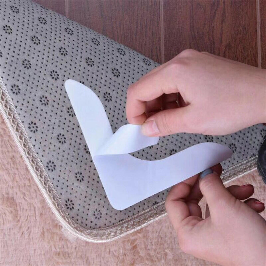 Bathroom Right Angle Carpet Anti-slip Sticker Universal Non-marking Washable Fixed Stickers Image 11